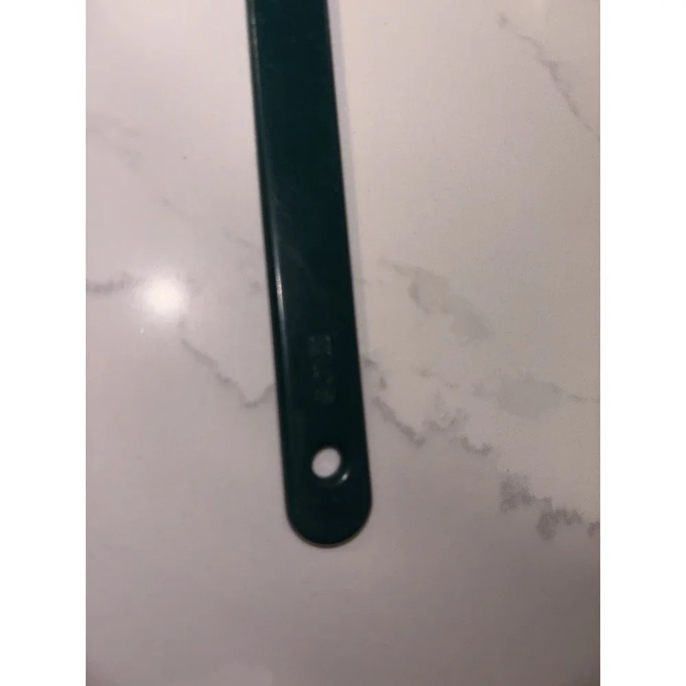 Ekco Spatula Scraper Silicone Plastic Green Handle Baking Bowl Scraper